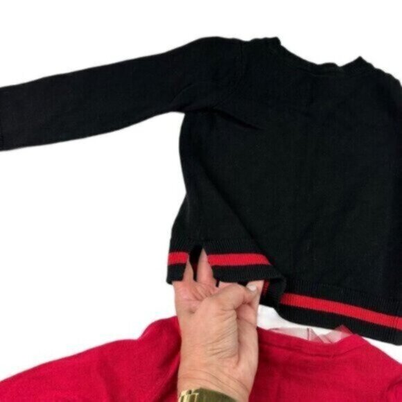 Baby GAP | Kid's Girl Red & Black Sweater Bundle of 2 Size 4T - Picture 3 of 8
